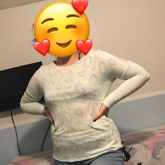 Mint Blue Long-Sleeve - Picture 2 of 3